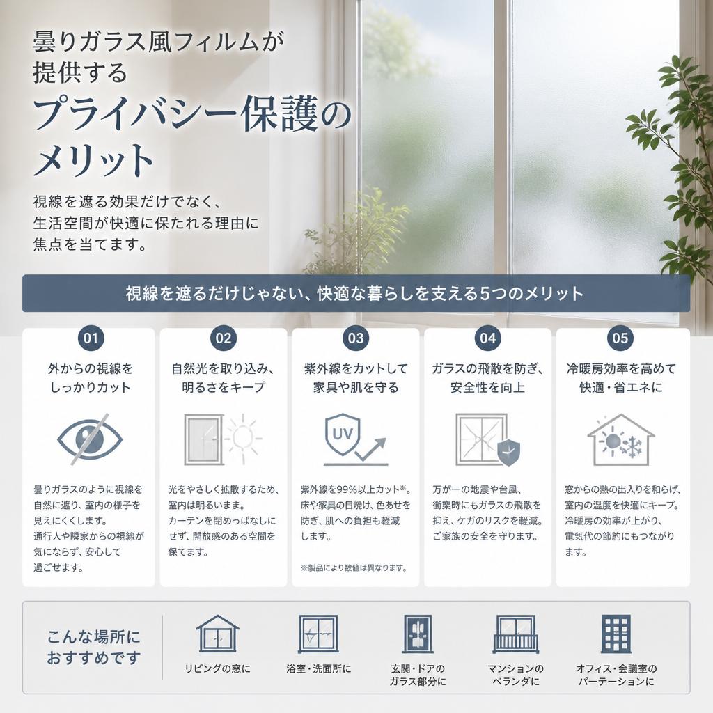 プライバシー対策としての効果