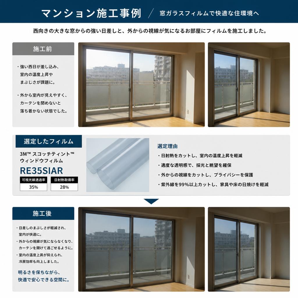 2. 施工事例：実際のマンションの施工内容