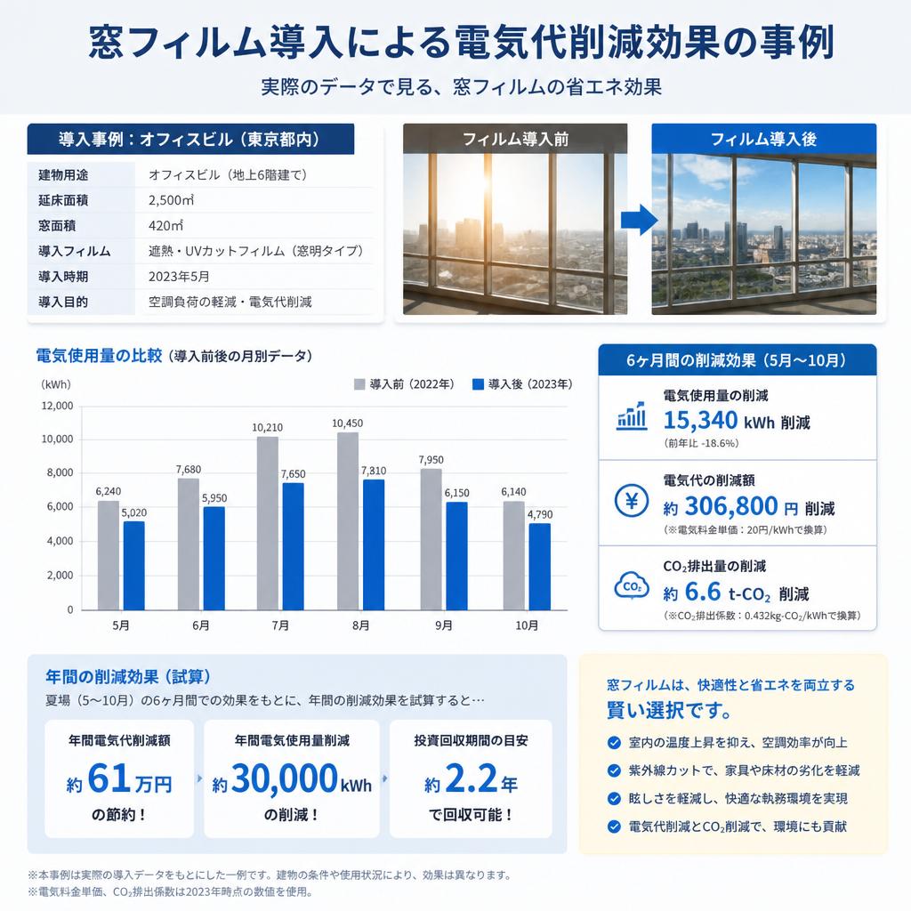 具体的な電気代の削減効果
