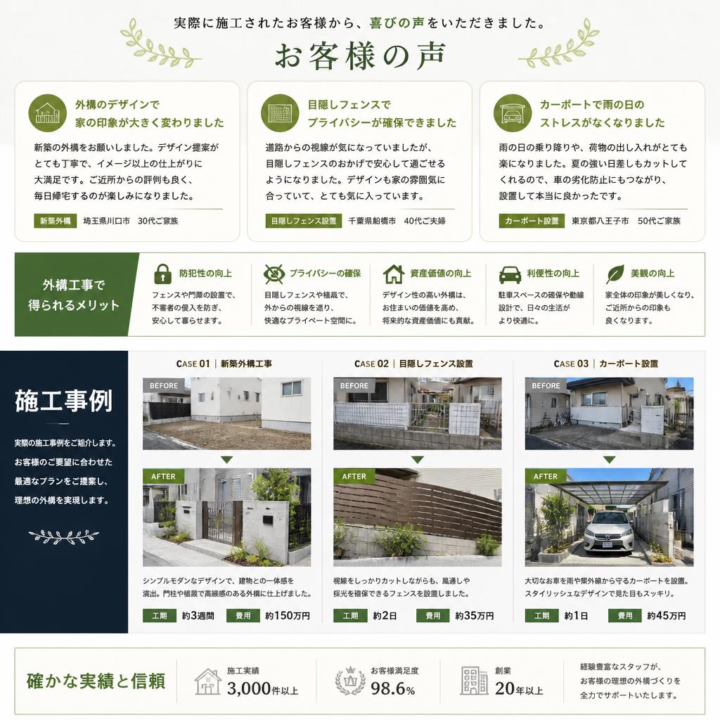 施工事例とその効果