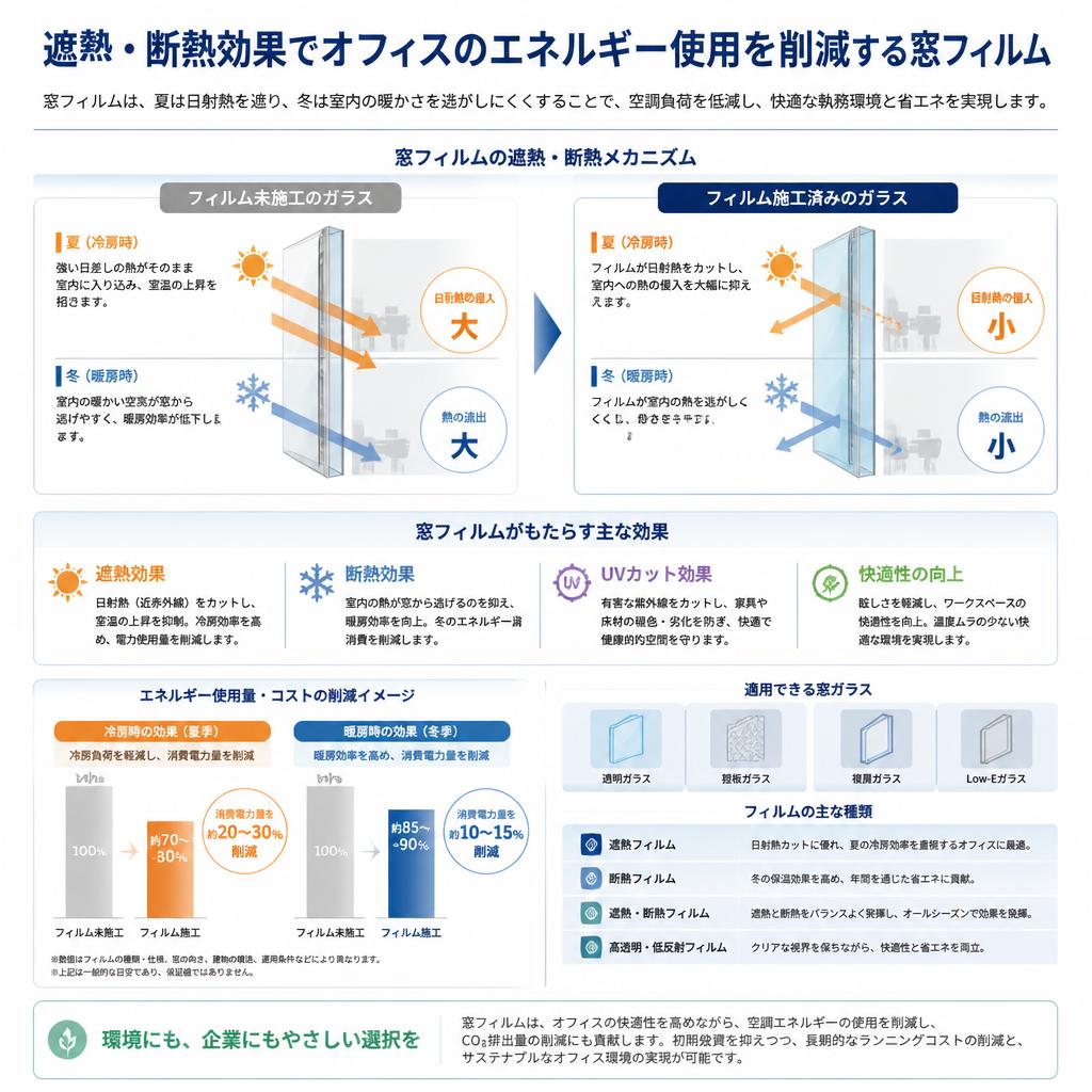 3. 窓フィルムの省エネ効果