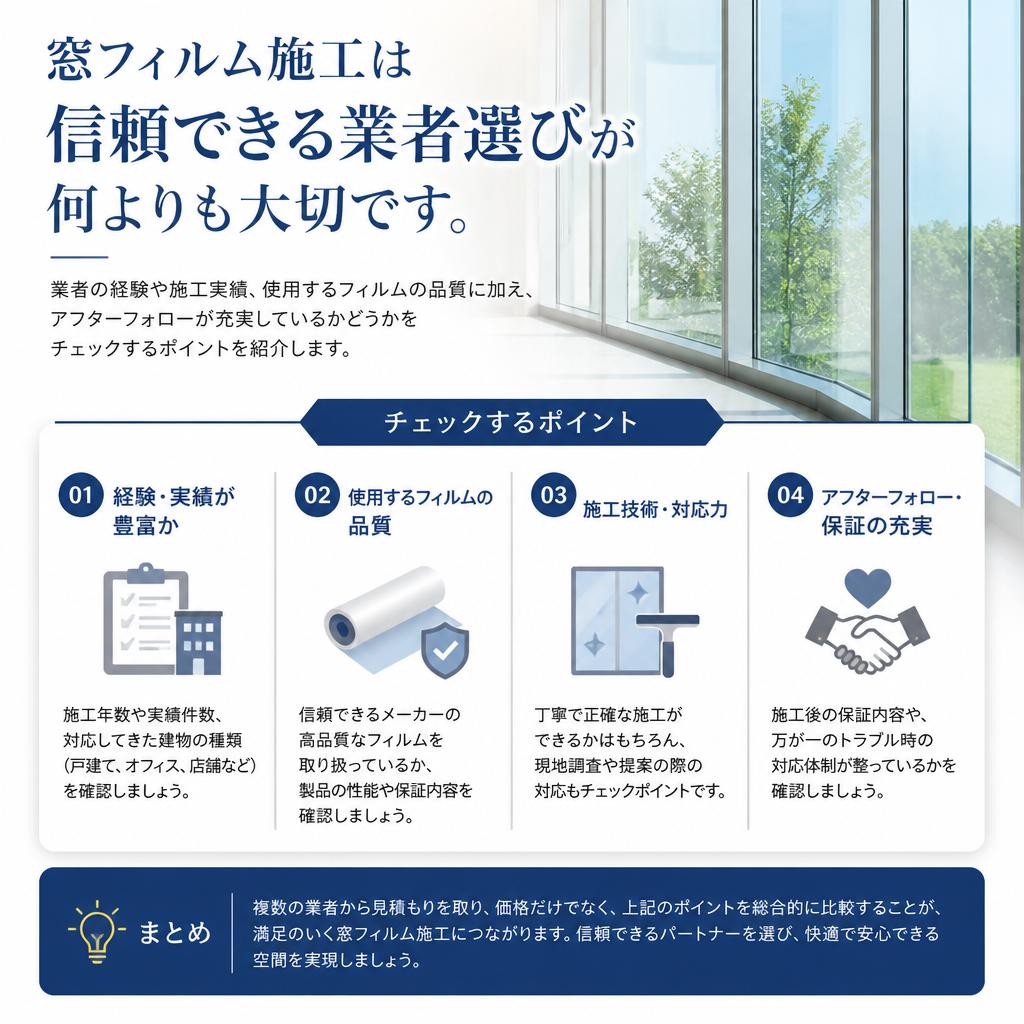 施工業者選びのポイント