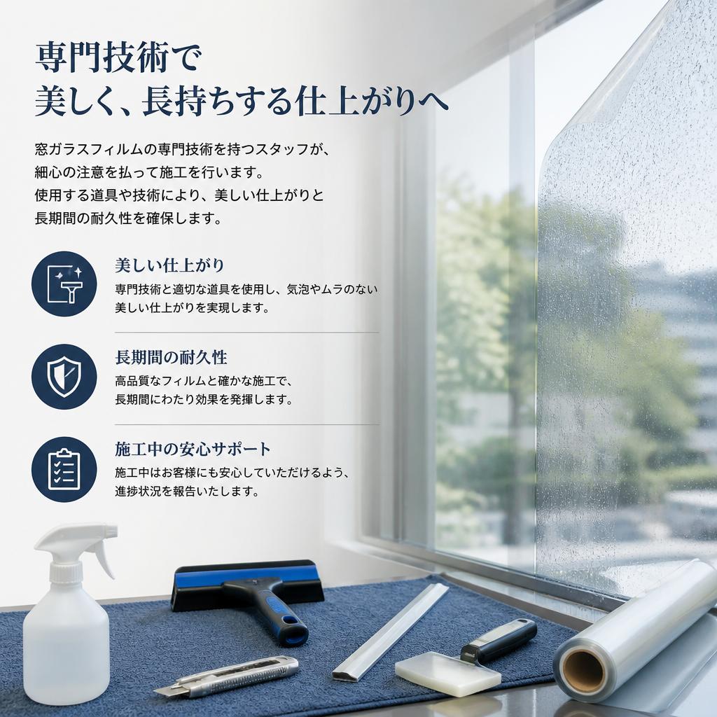 安心の施工プロセス