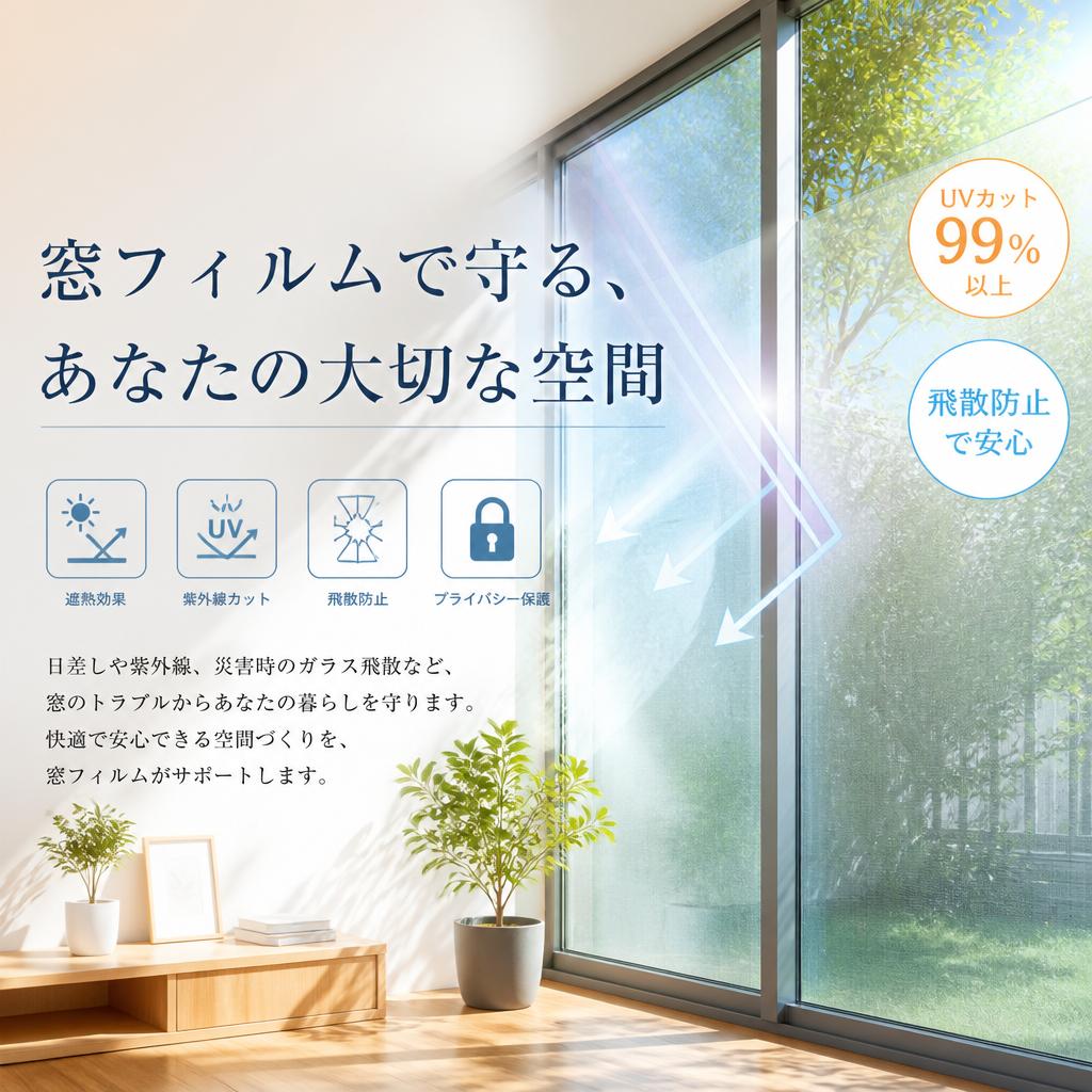 窓フィルムで守る、あなたの大切な空間　よかまど熊本