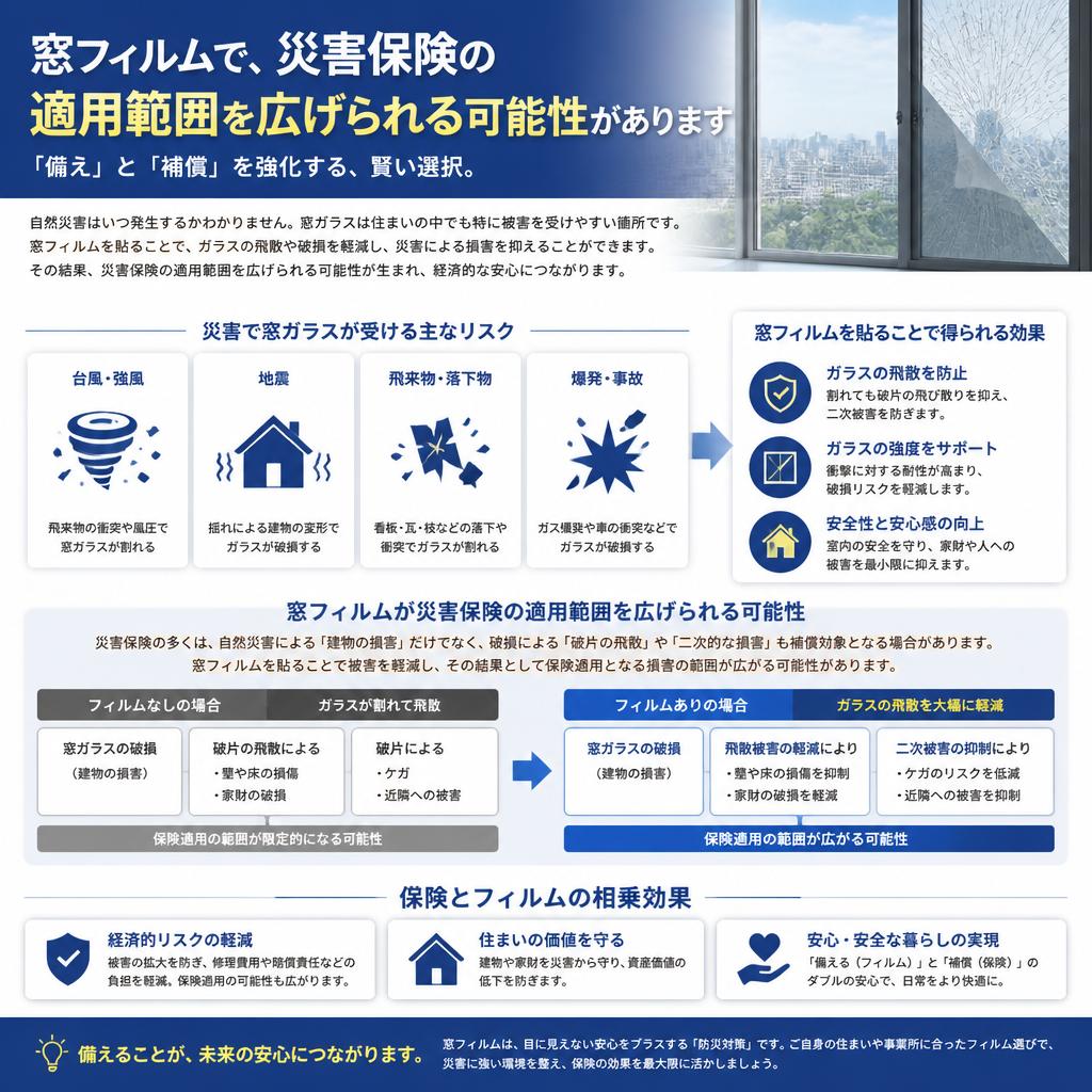 災害保険との併用で得られる安心