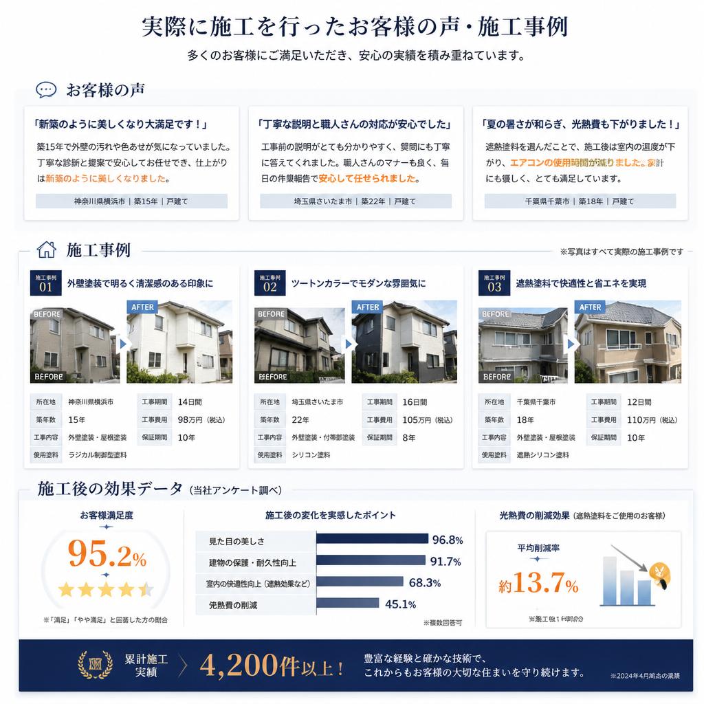 お客様の実績と声