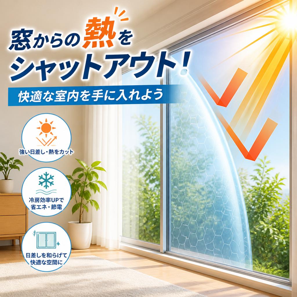 窓からの熱をシャットアウト！快適な室内を手に入れるなら　よかまど宮崎