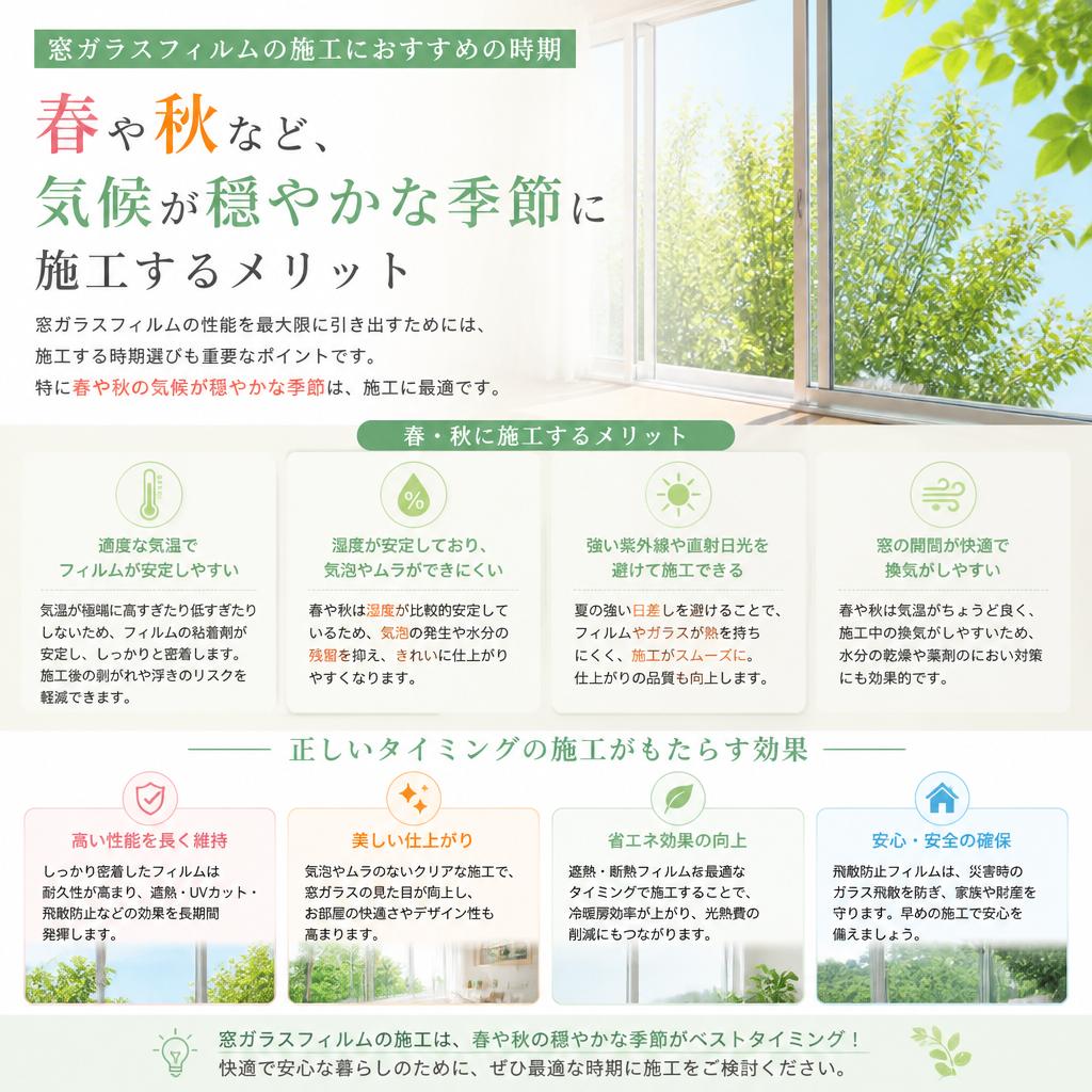 最適な施工時期とは？