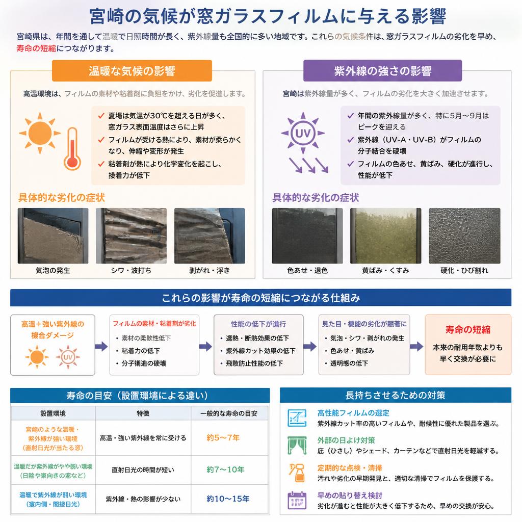 宮崎特有の気候が与える影響