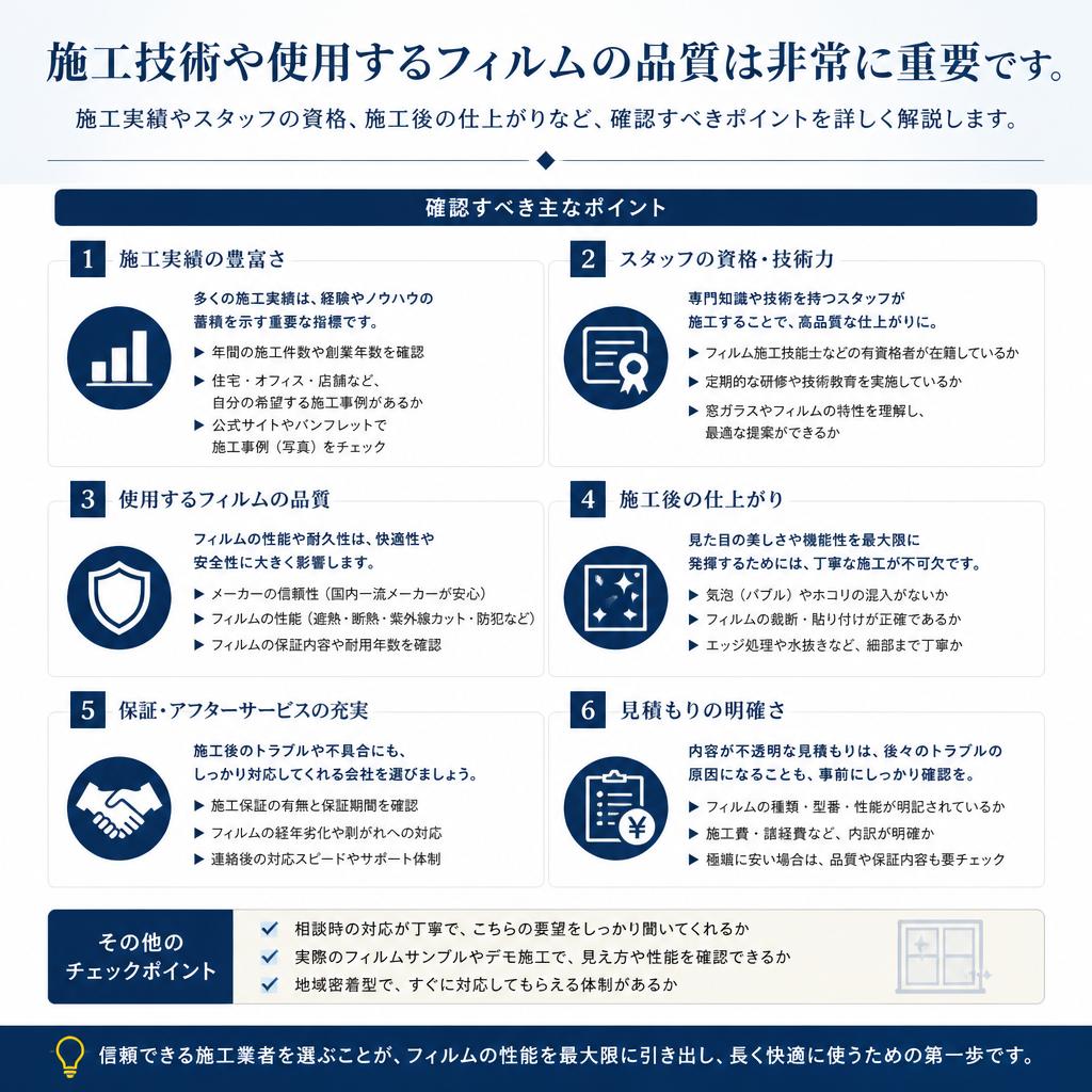 施工品質の見極め方
