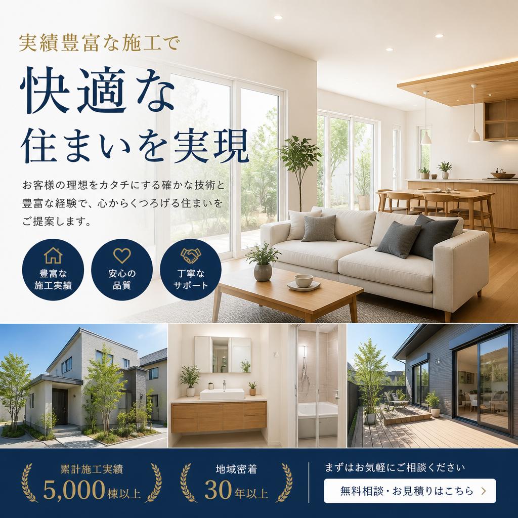 実績豊富な施工で快適な住まいを実現　よかまど宮崎