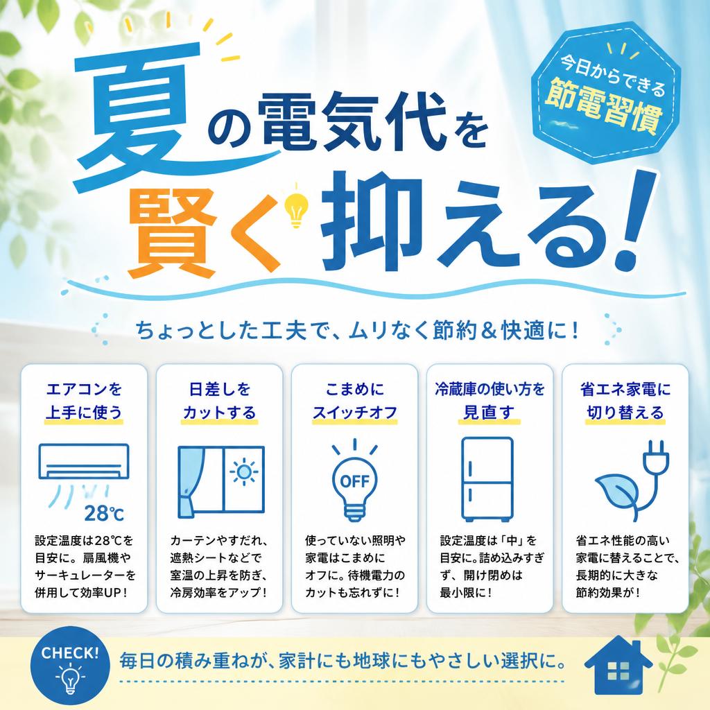夏の電気代を賢く抑える！よかまど山口