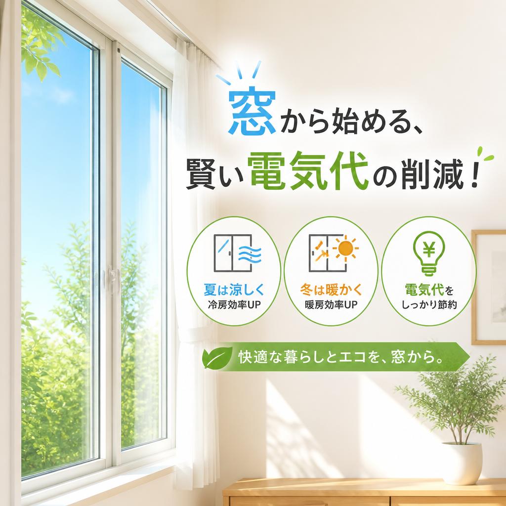 窓から始める、賢い電気代の削減！よかまど島根