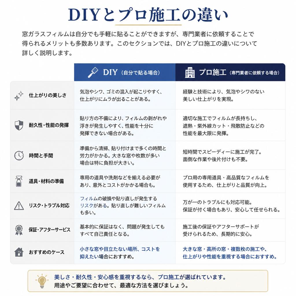 3. 自分で貼る？プロに任せる？