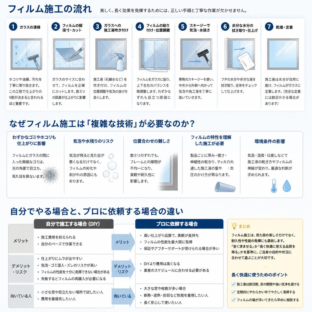 施工方法とプロの技術