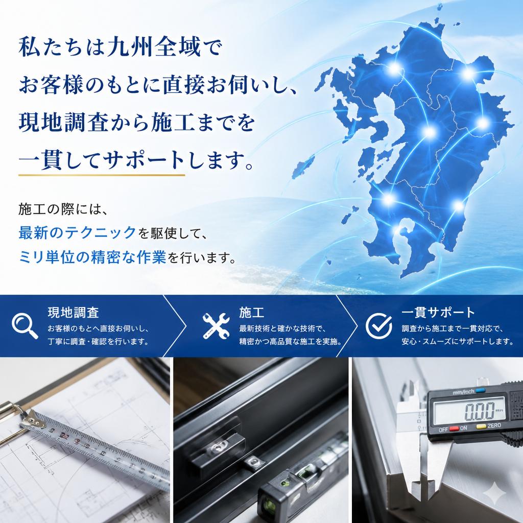 安心の施工プロセス