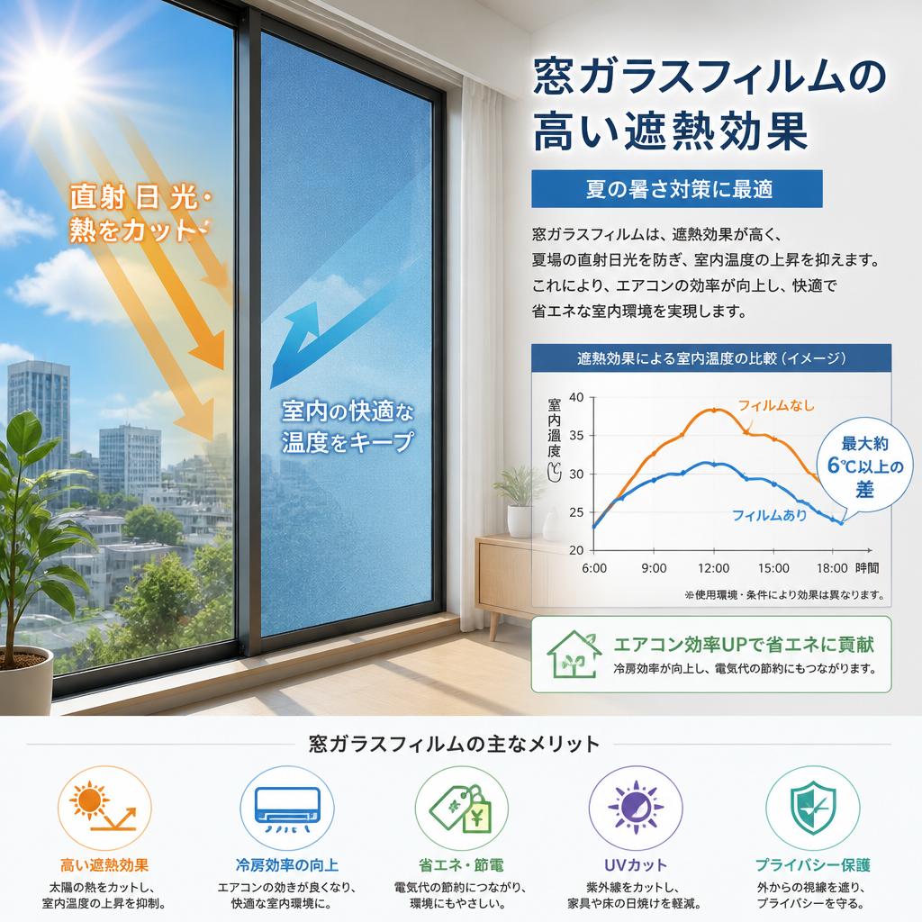 2. 窓ガラスフィルムの役割