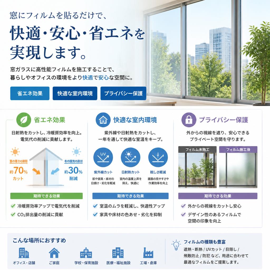 3. フィルム施工の具体的なメリット