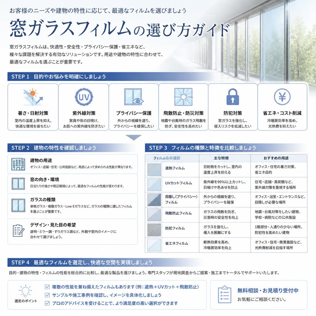 快適な空間を作るための選び方