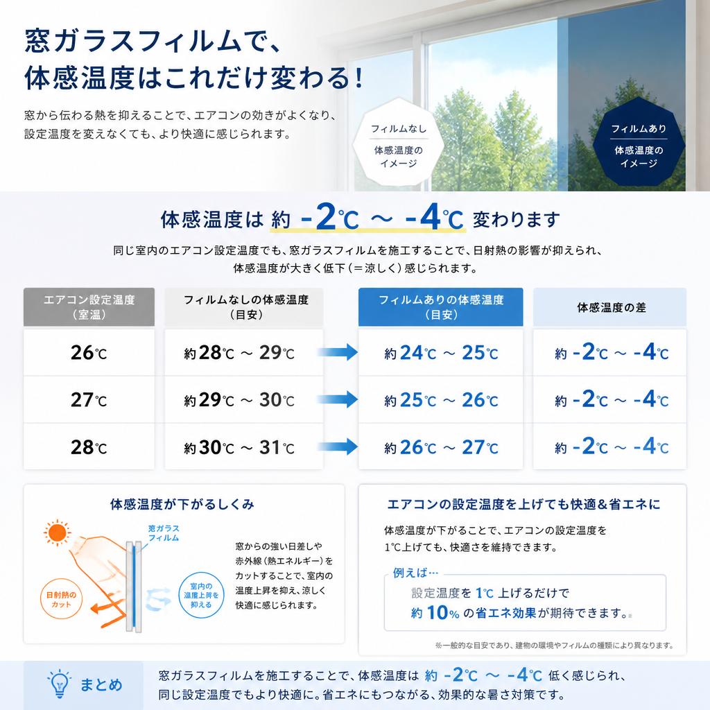 体感温度への影響