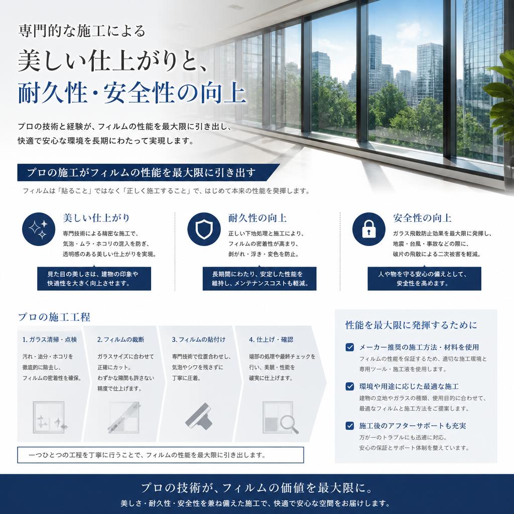 施工のプロに任せる理由