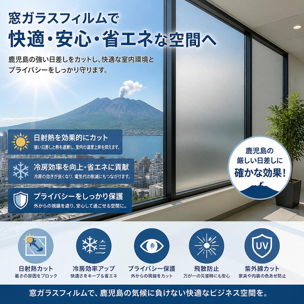 2. 窓ガラスフィルムの効果とは？