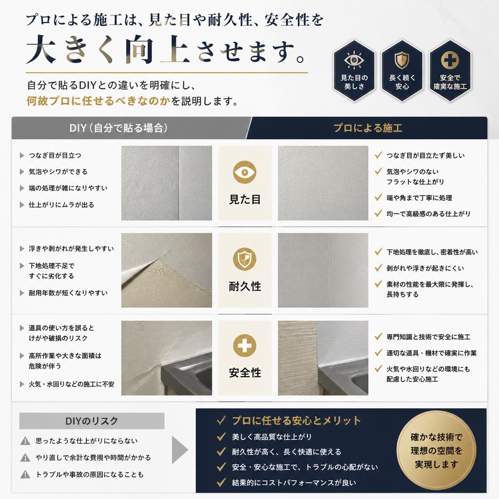 施工のメリットと専門性