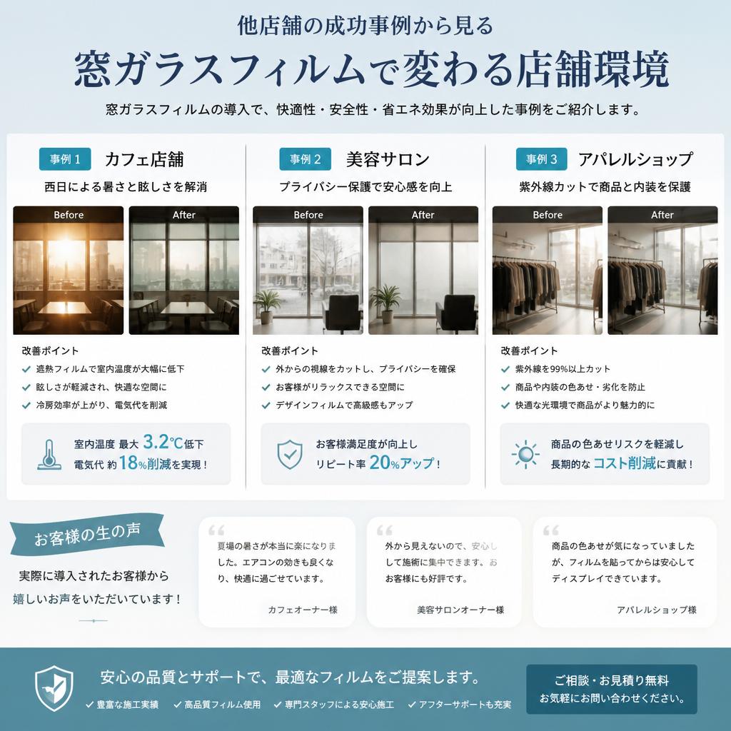 実際の施工事例とお客様の声