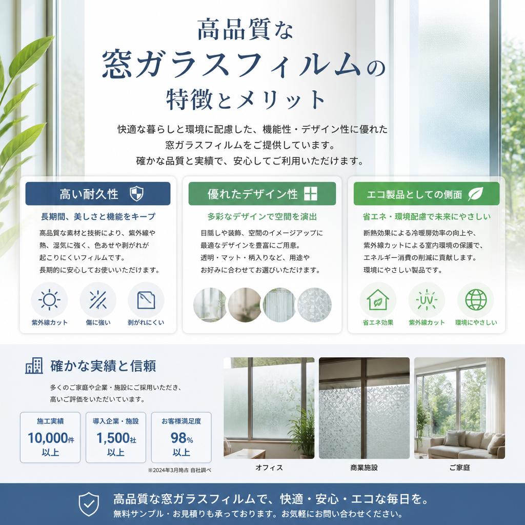 実績に基づく高品質フィルム