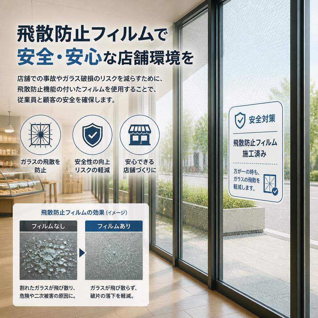優れた飛散防止機能