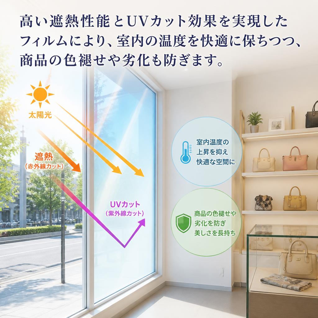遮熱・UVカット機能のご紹介