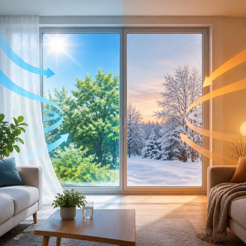 夏は涼しく、冬は暖かく。窓から始める、かしこい省エネ生活。